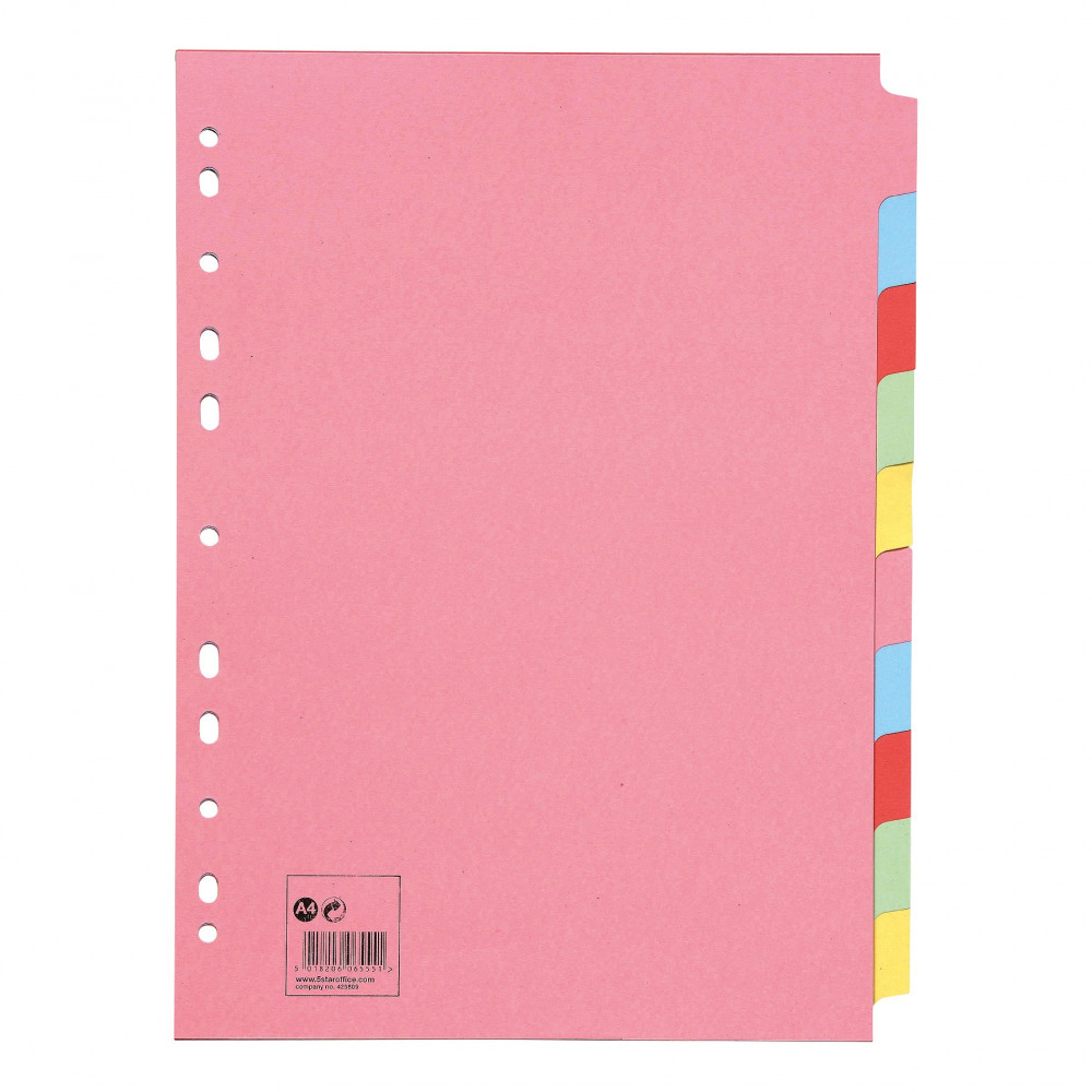 SUBJECT DVDR 10PART CARD A4 PK10