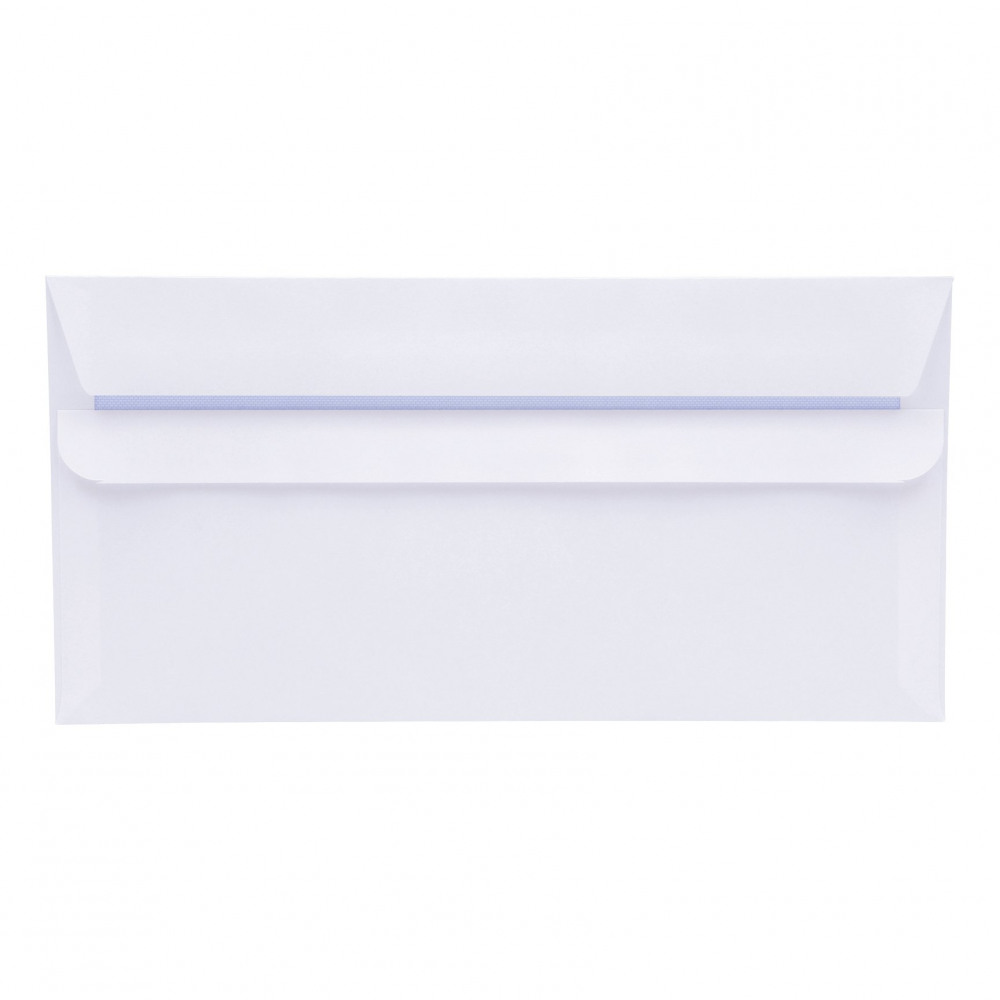 ENV WLT 80GSM DL WHITE PK50