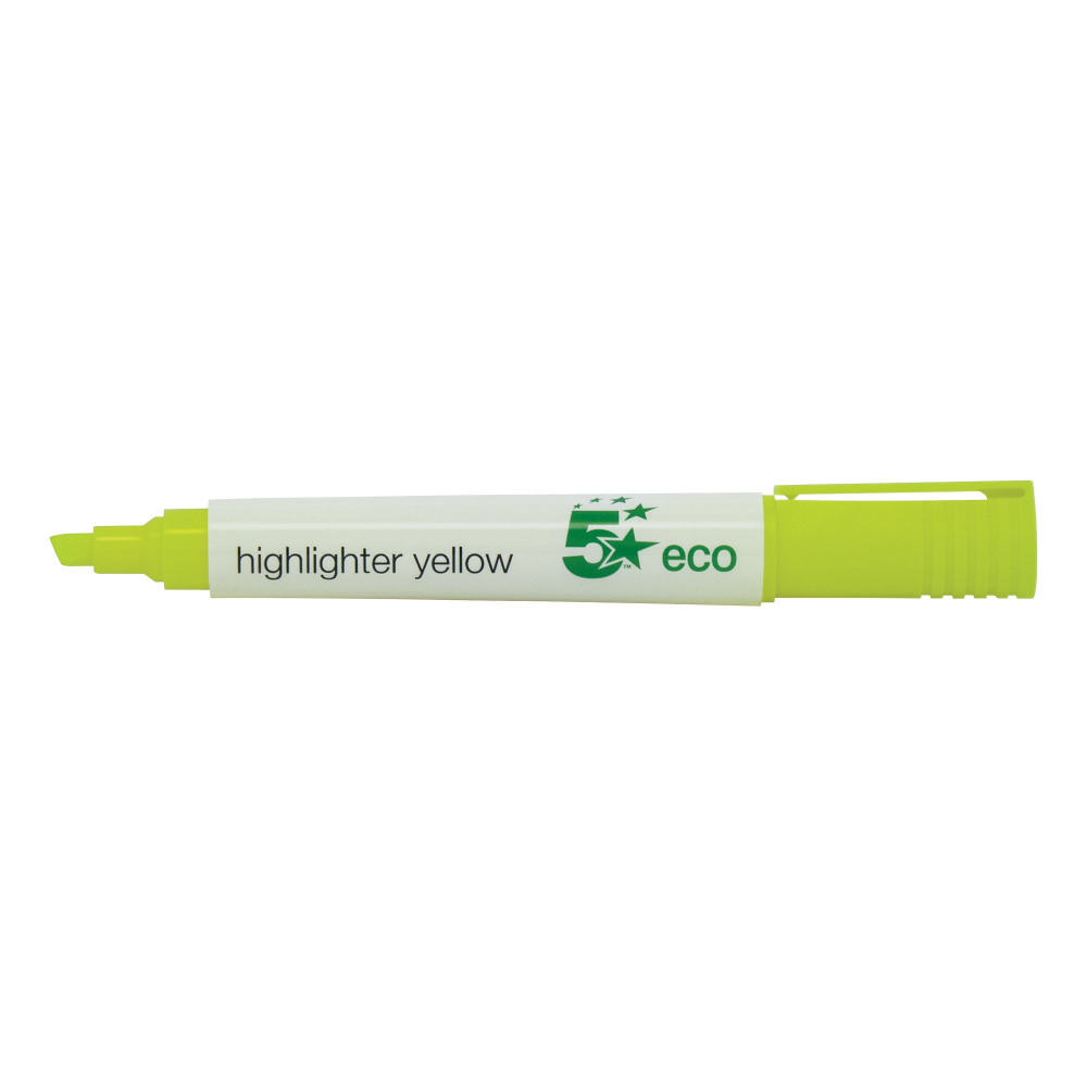 ECO HIGHLIGHTER CHISEL TIP YLW PK10