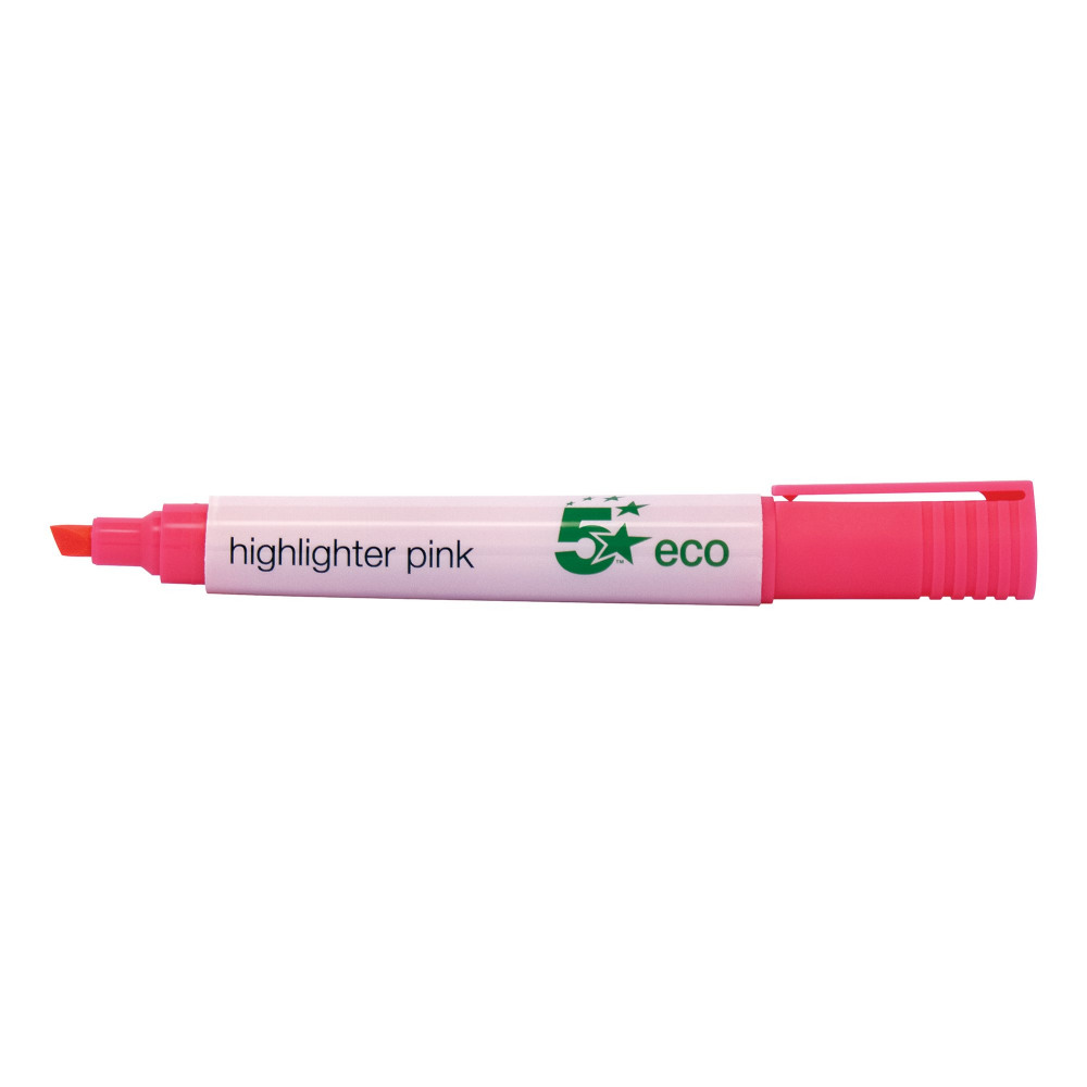 ECO HIGHLIGHTER CHISEL TIP PINK PK10