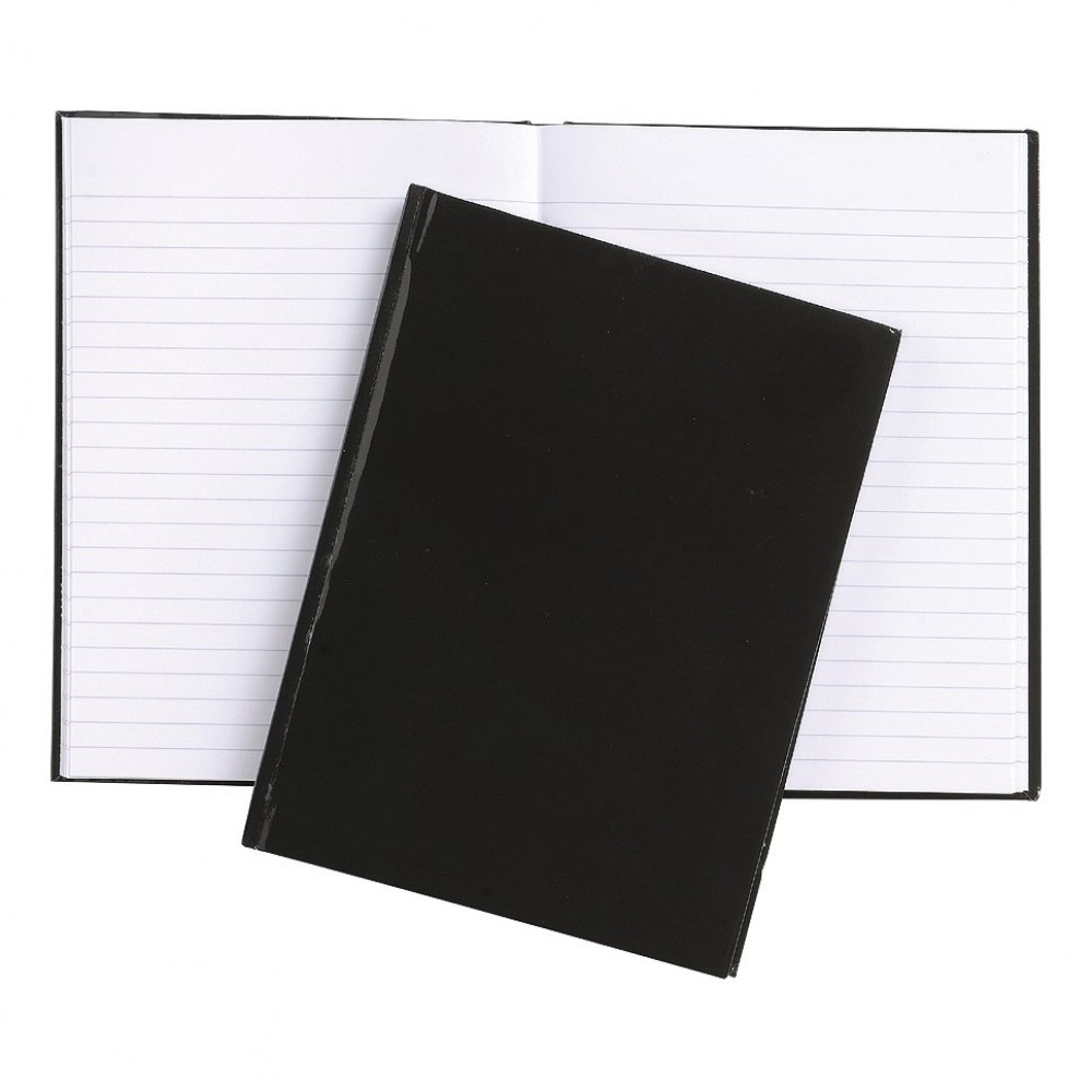 NOTEBOOK CSB RULED 192PP A6 BLK PK10