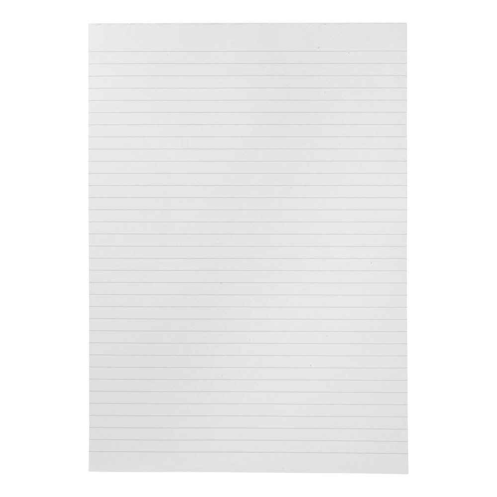 ECO RCYC MEMO PAD RULED A4 WHT PK10