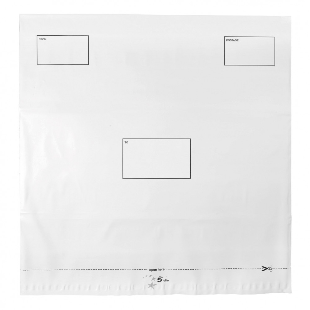 ELITE DX BAGS SS WHT 470X430MM PK100