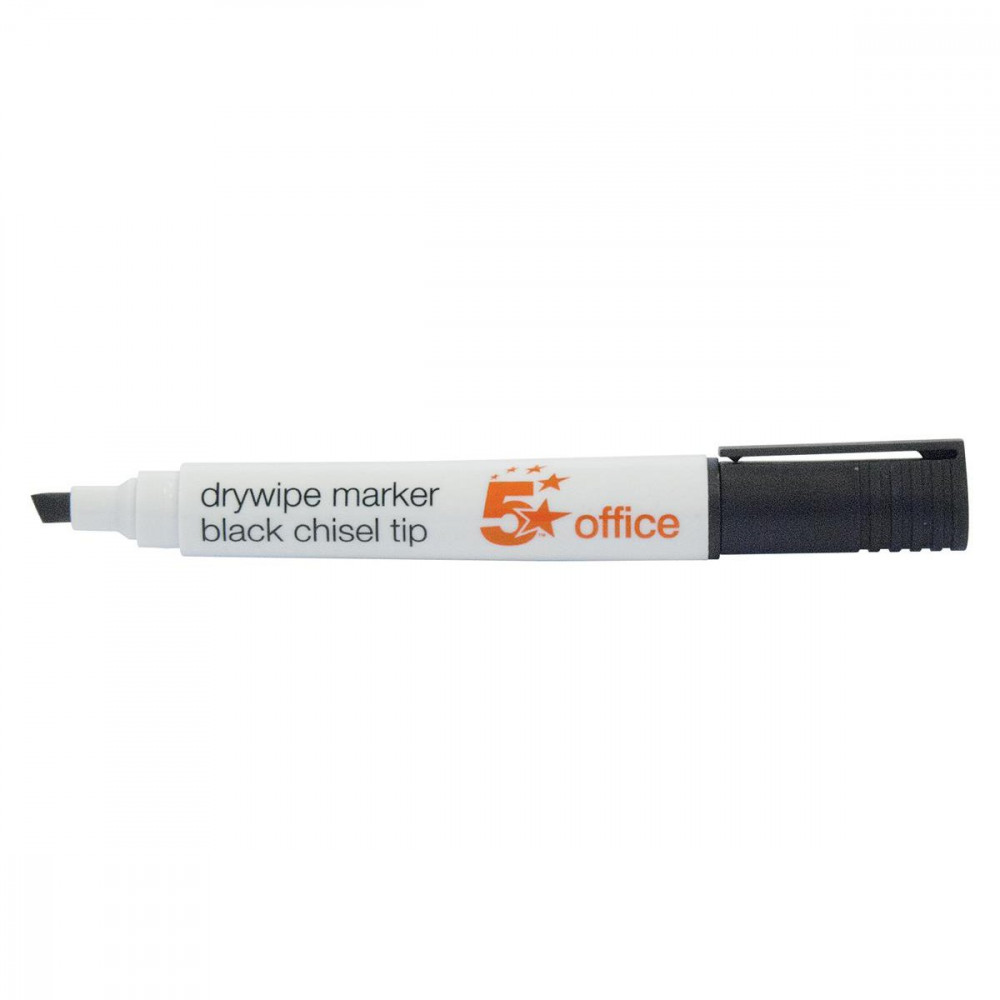 DRYWIPE MARKER CHISEL TIP WLT PK4