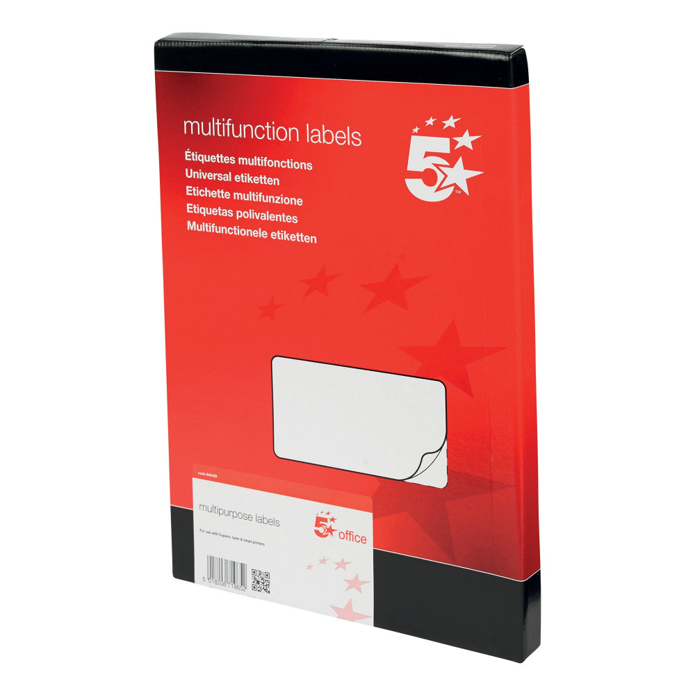 MPPS LABS 99X57MM WHITE PK1000