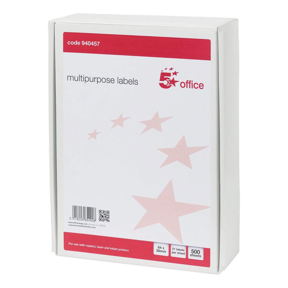 MPPS LABS 64X38MM WHITE10500 LABS