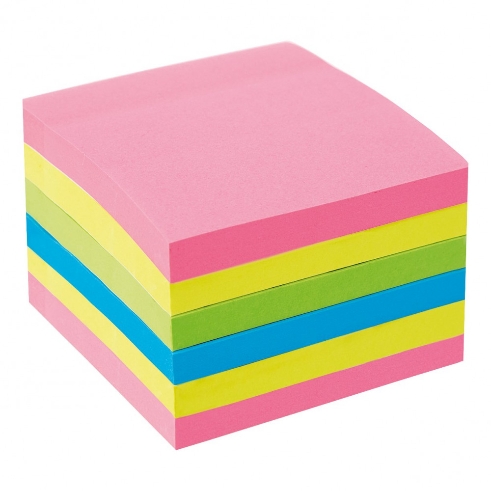 XSTICKY RE-MOVE NOTE NEON PK6