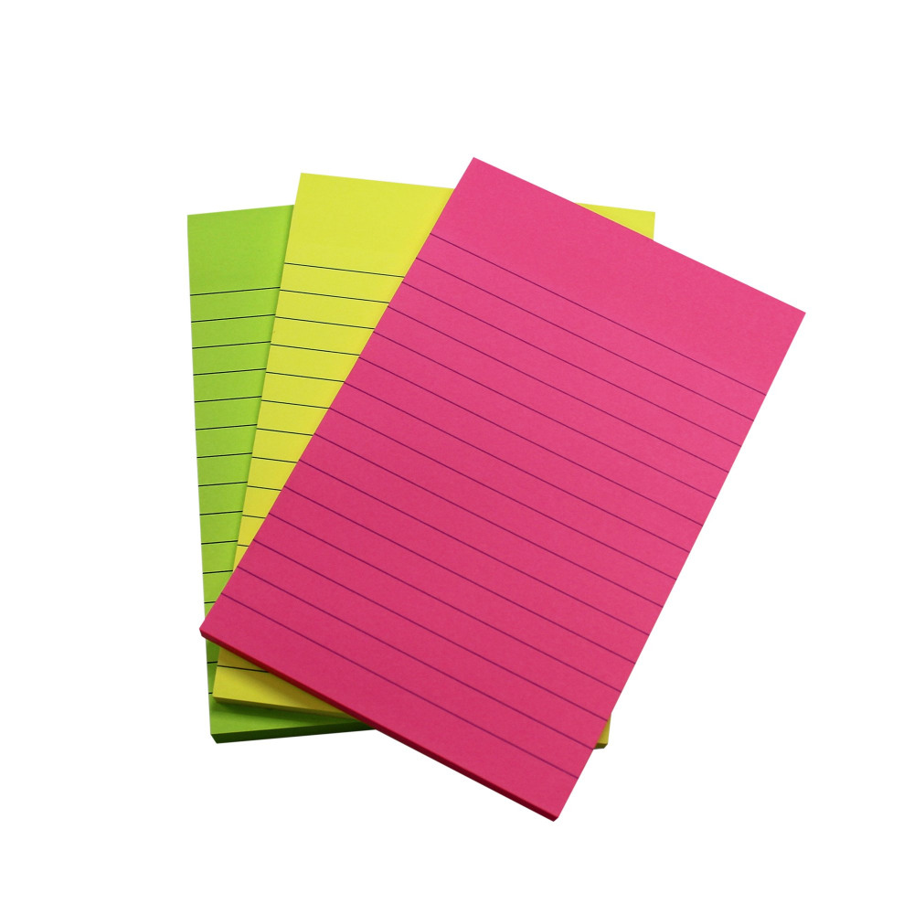 XSTICKY PAD 70GSM NEON 150X101MM PK3