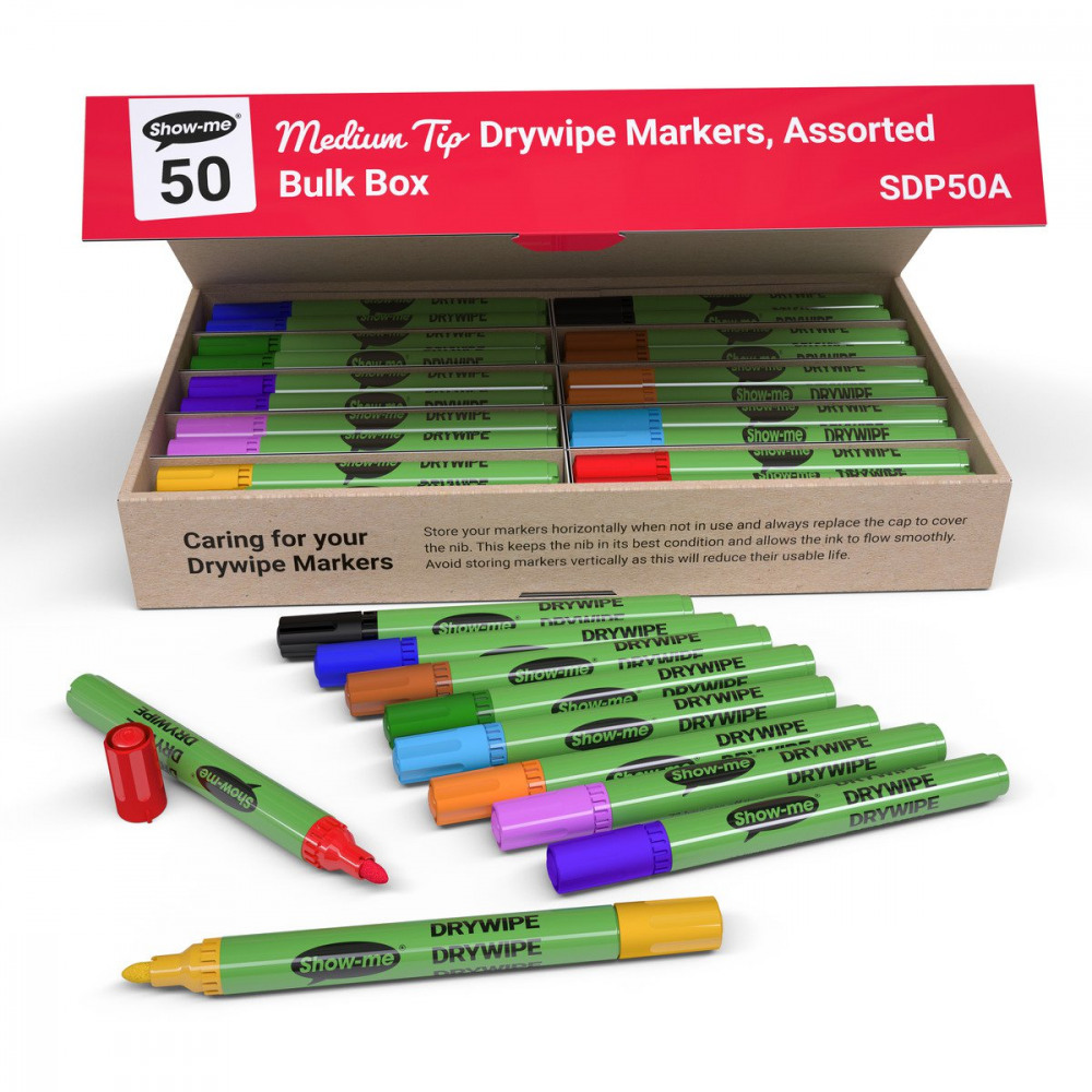SHOWME MED DRYWIPE PEN SDP50A PK50