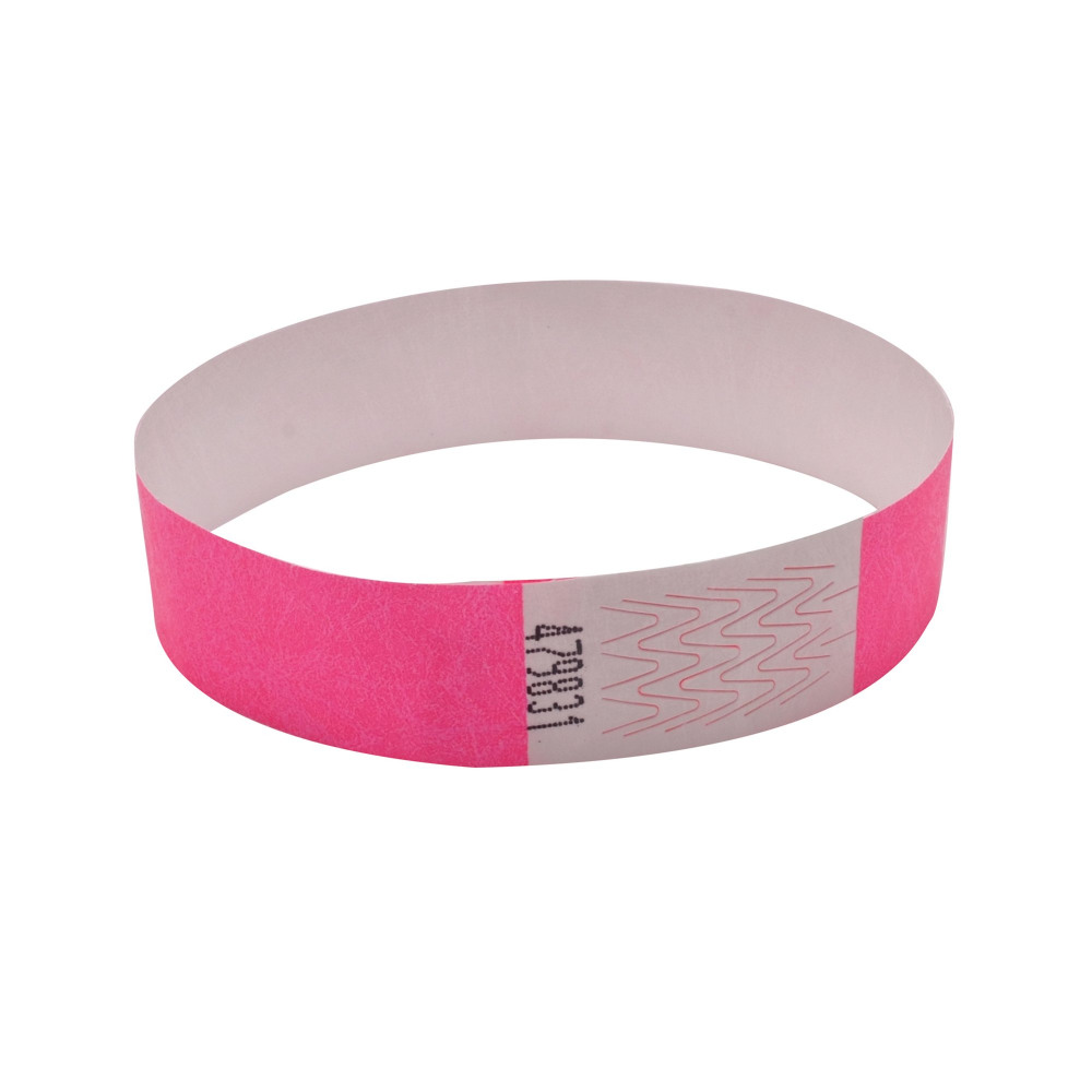 ANNOUNCE 19MM WRIST BANDS PNK PK1000