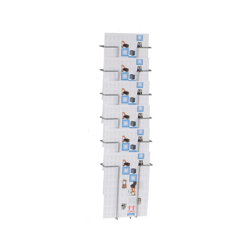 6 COMPARTMENT WIRE LIT HOLDER A4