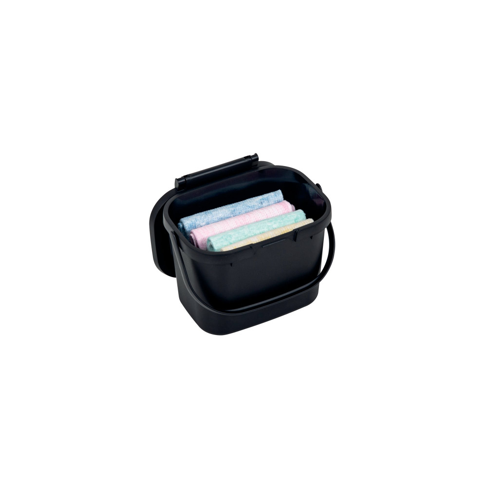 4.5 L KITCHEN WASTE CADDY BLACK