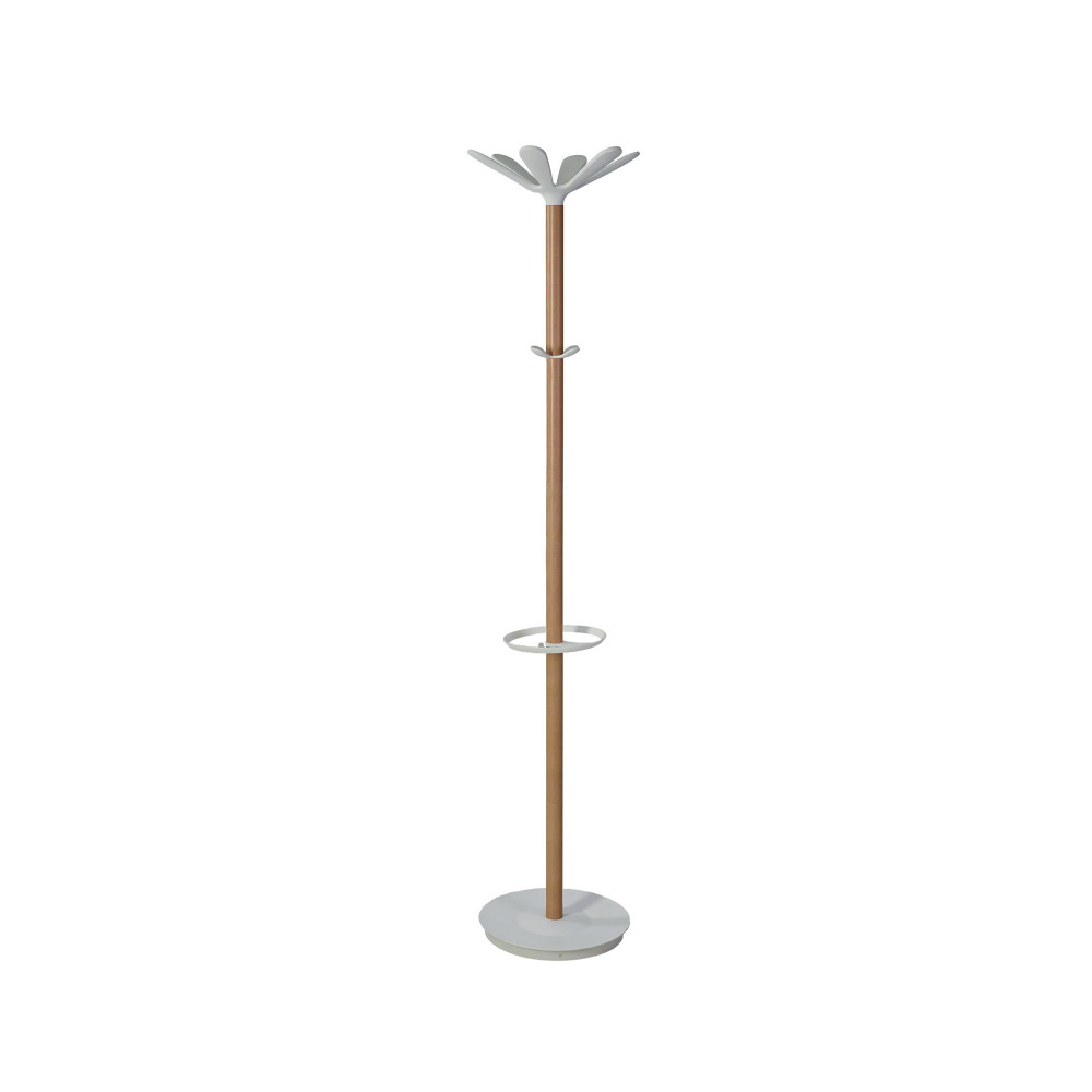 ALBA COAT STAND BEECH/WHITE