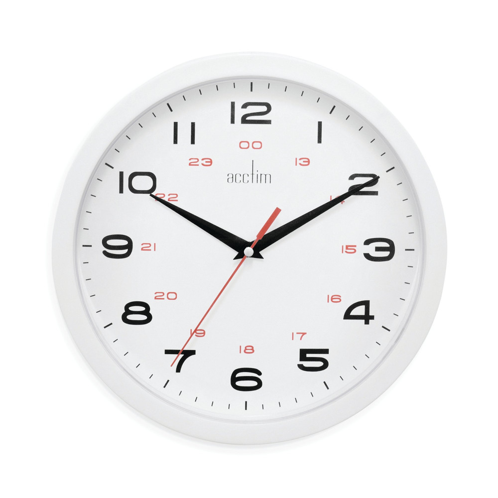 AYLESBURY CLOCK WHITE 25.5CM