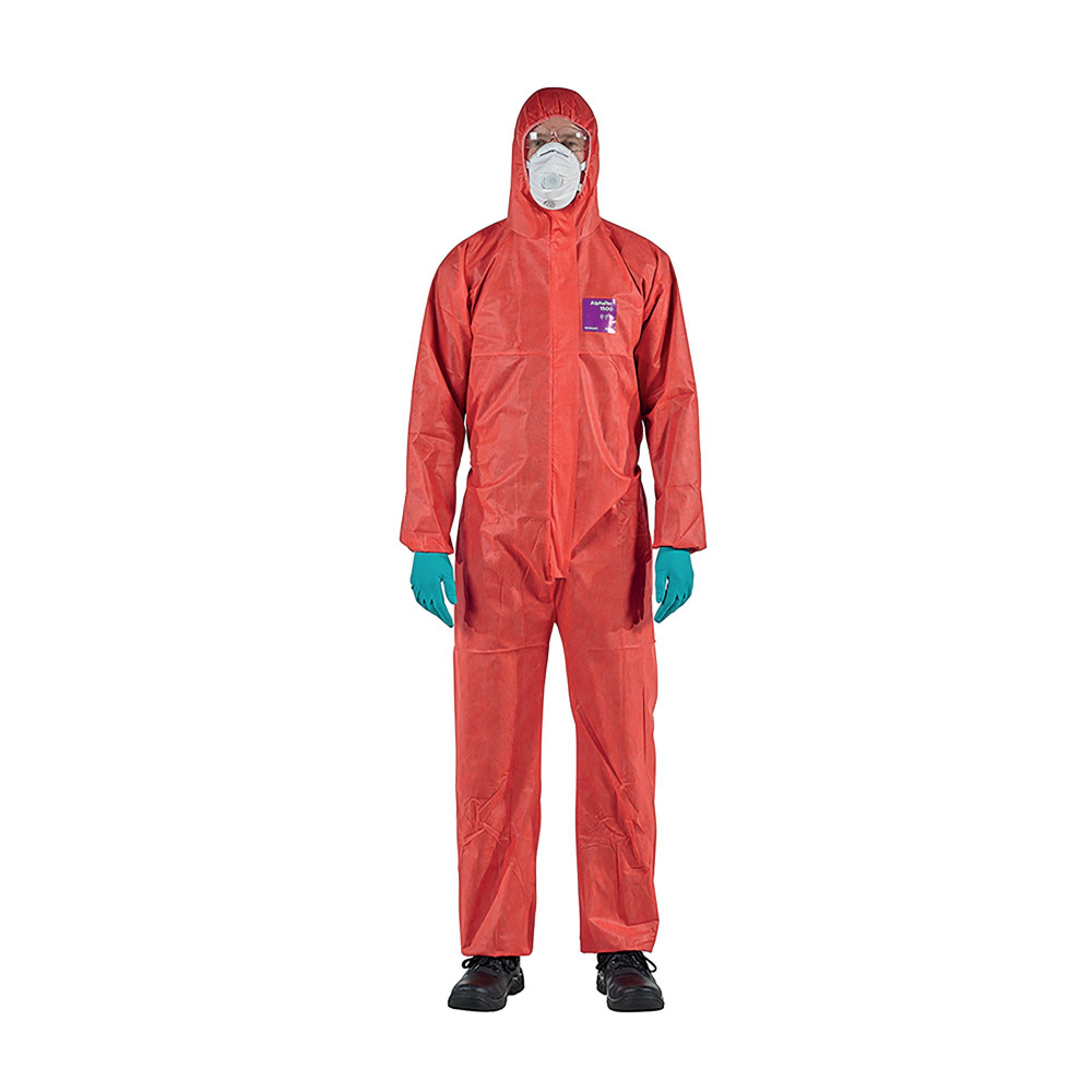 ANSELL ALPHA-TEC 1500 COVERALL RED S
