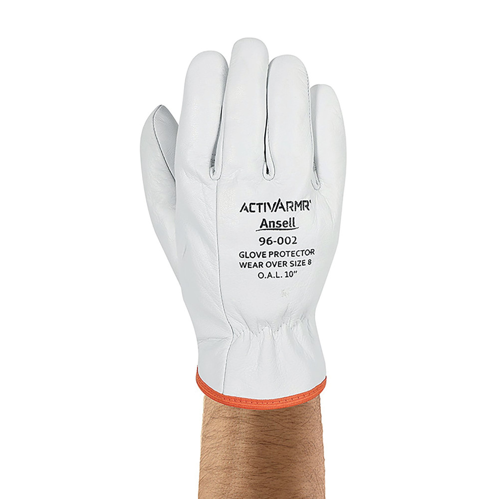 GOAT SKIN GLOVE PROTECTOR WHITE M