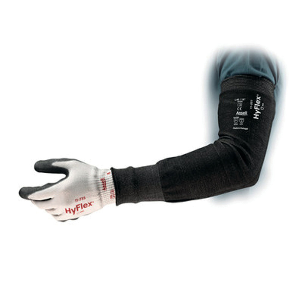 HYFLEX 12IN SLEEVE NARROW BLK PK50