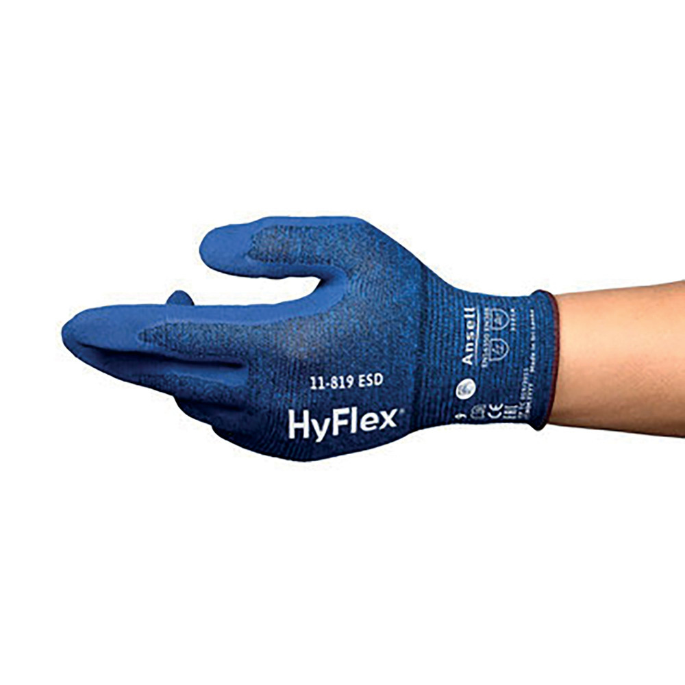 HYFLEX ESD TOUCHSCREEN GLOVES L PK12