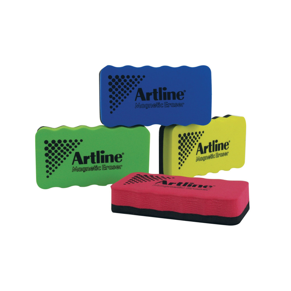 ARTLINE MAGNETIC WHITEBRD ERASER PK4