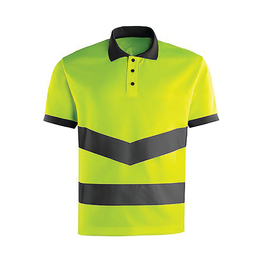 YELLOW HI-VIS POLO SHIRT S