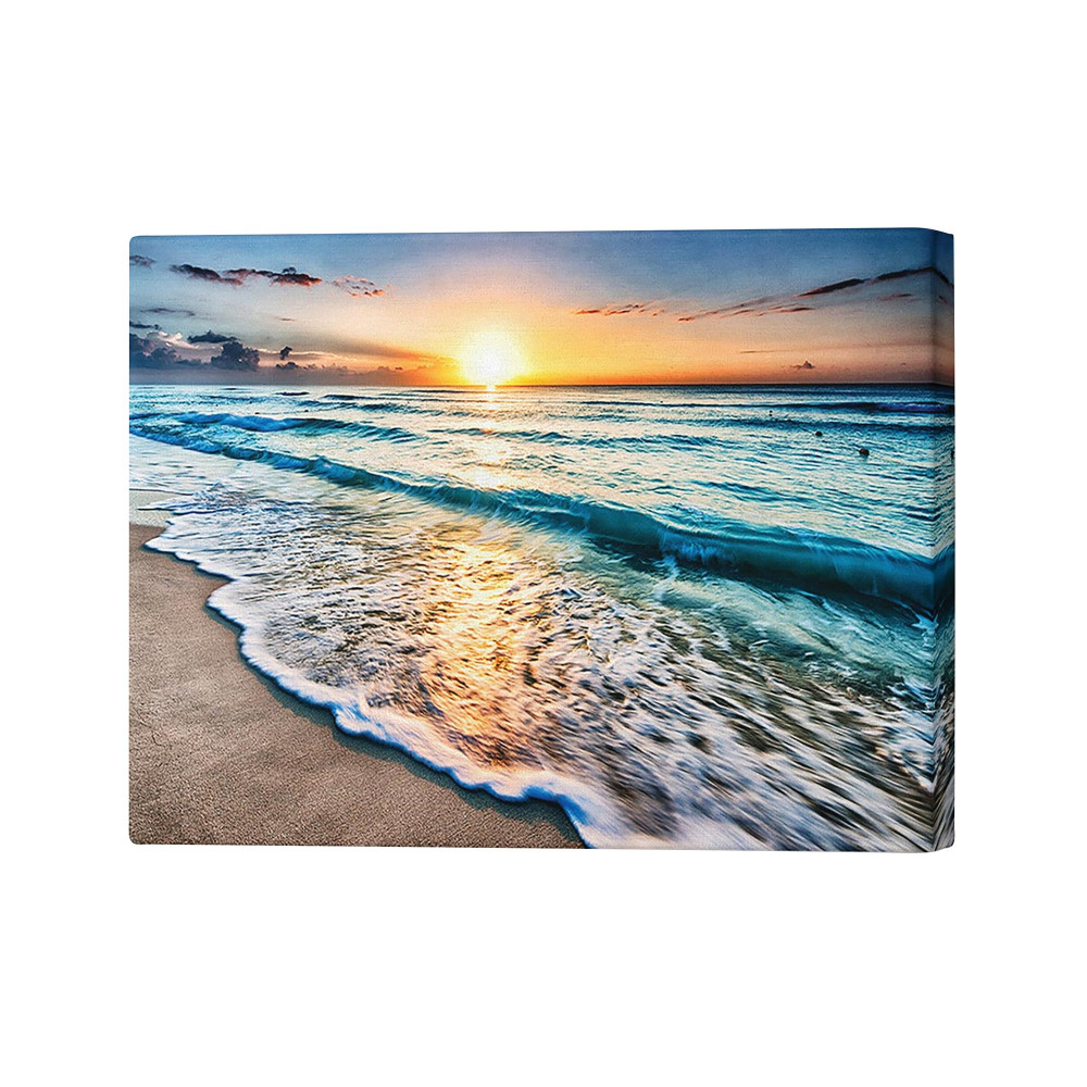 SUNSET OCEAN MOVEMENT PRINT 26X40IN