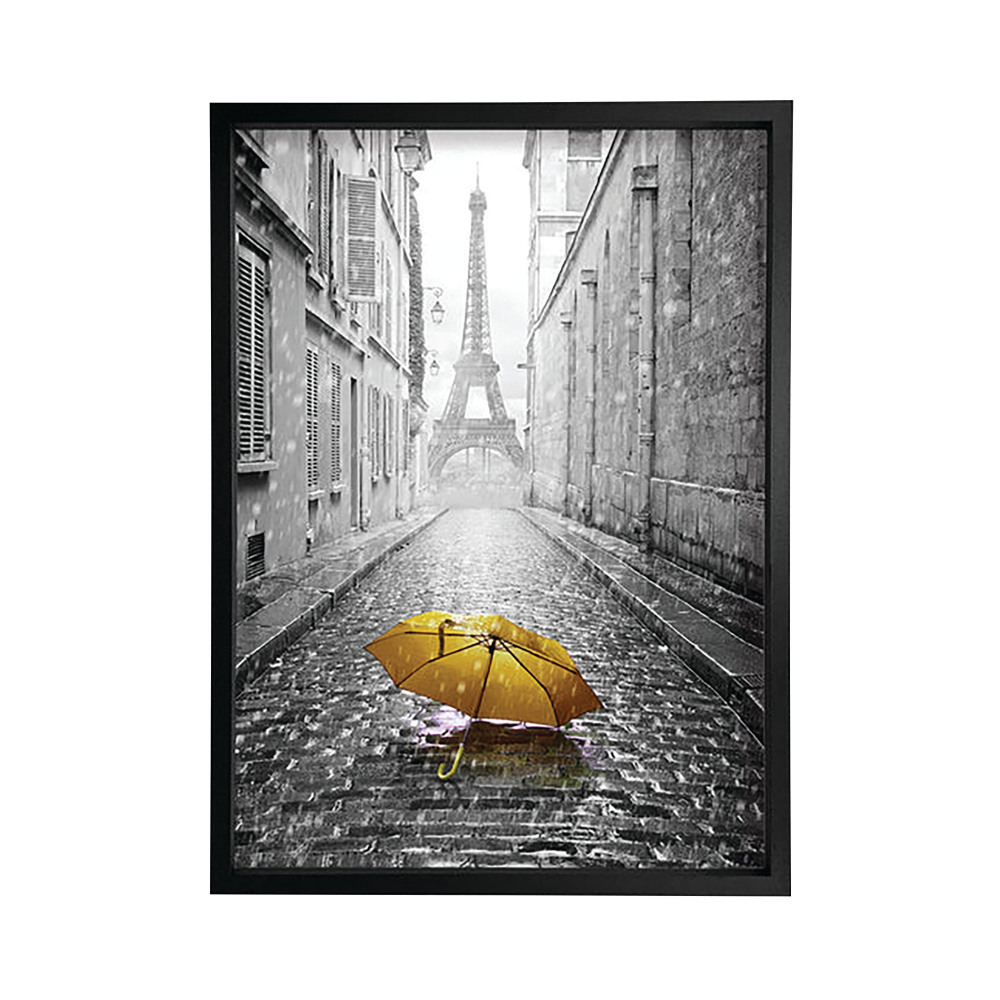 YLW UMBRELLA PARIS FRAMED PRINT A2