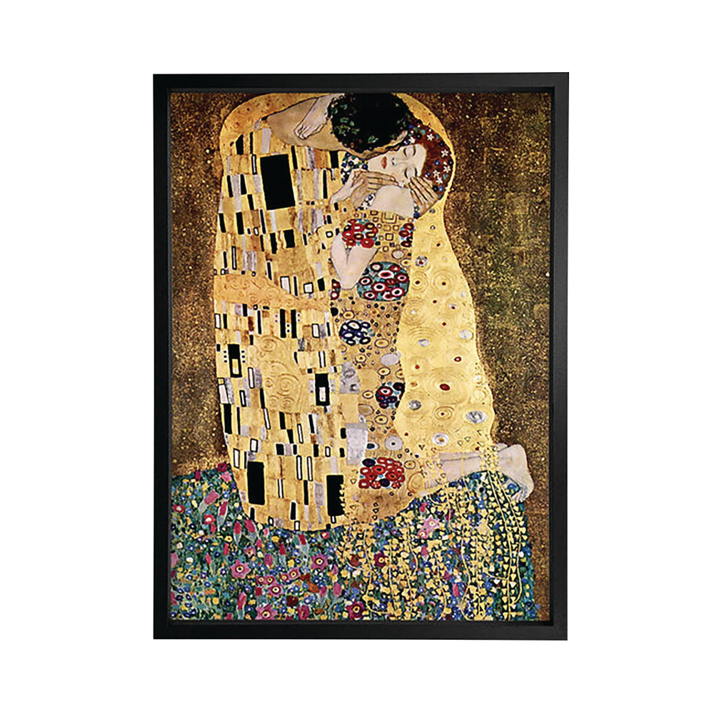 KLIMT THE KISS FRAMED PRINT A2