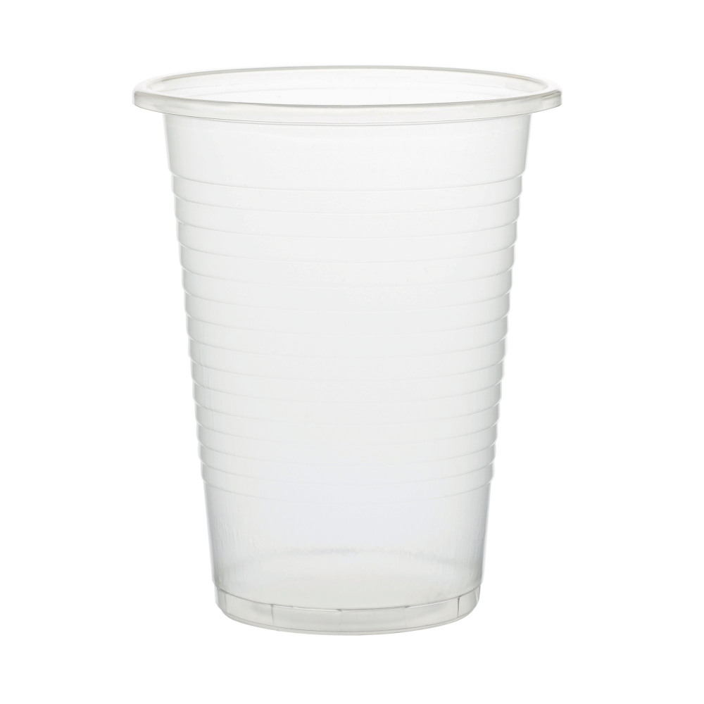 SINGLE CUP PP 7OZ/180ML CLEAR PK100