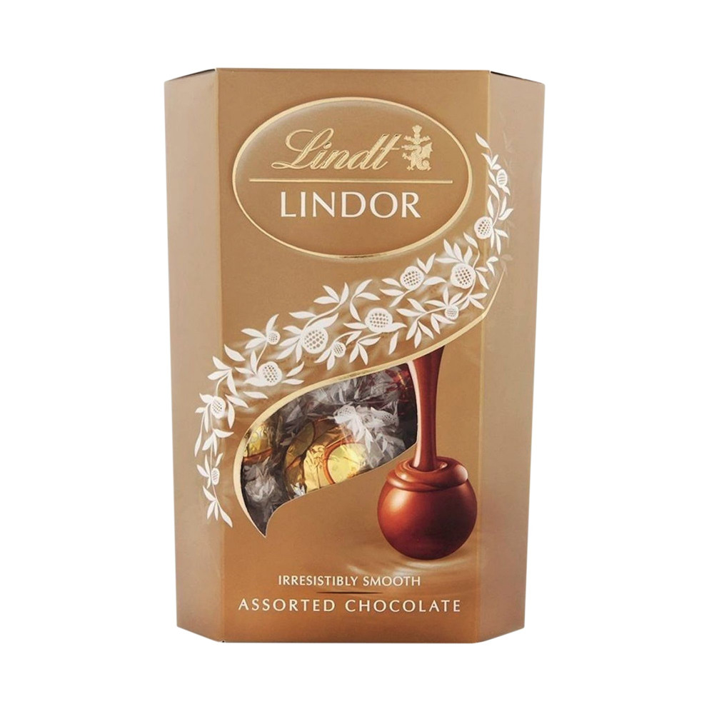 LINDT LINDOR TRUFFLES AST CHOC 200G