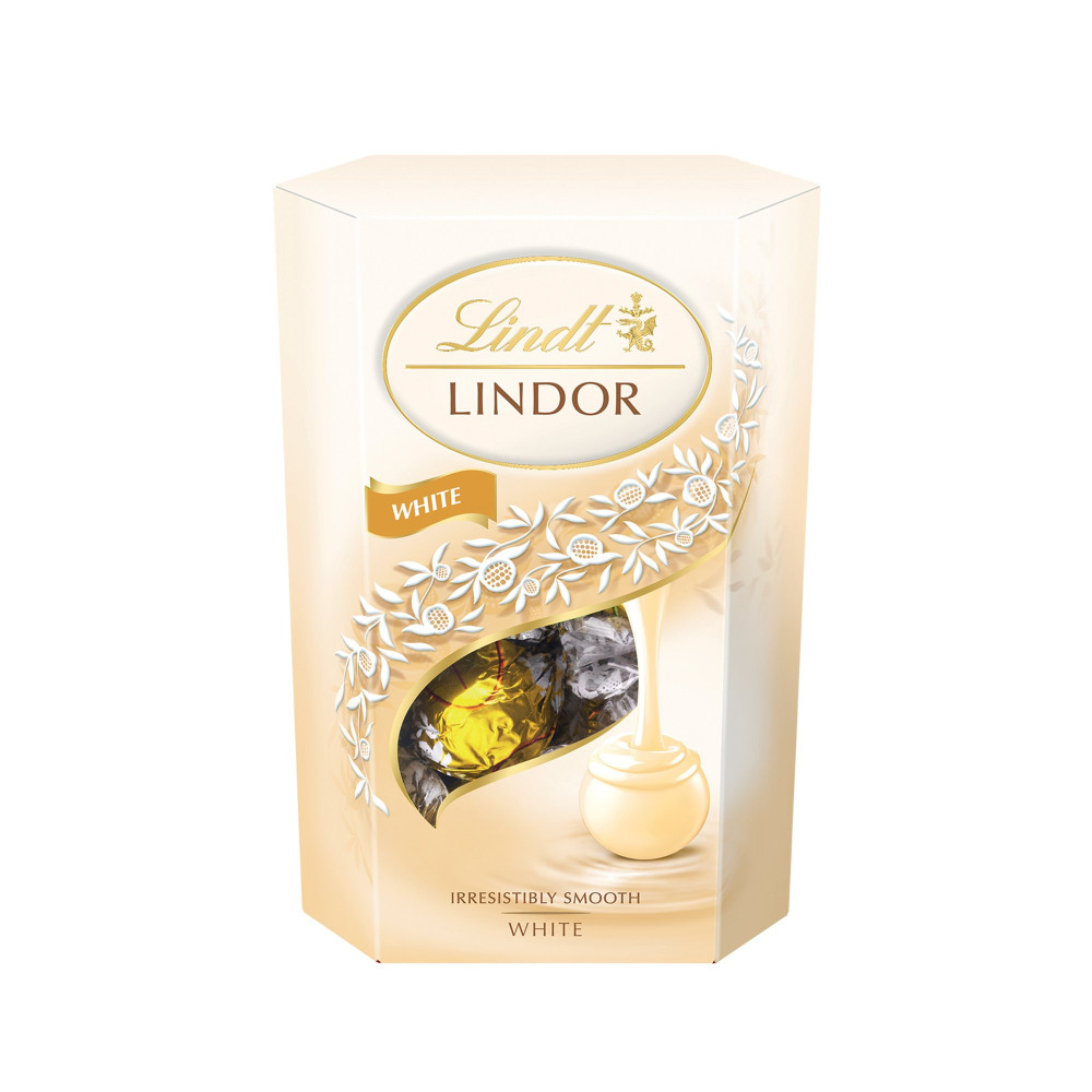 LINDOR CORNET WHITE CHOC 200G