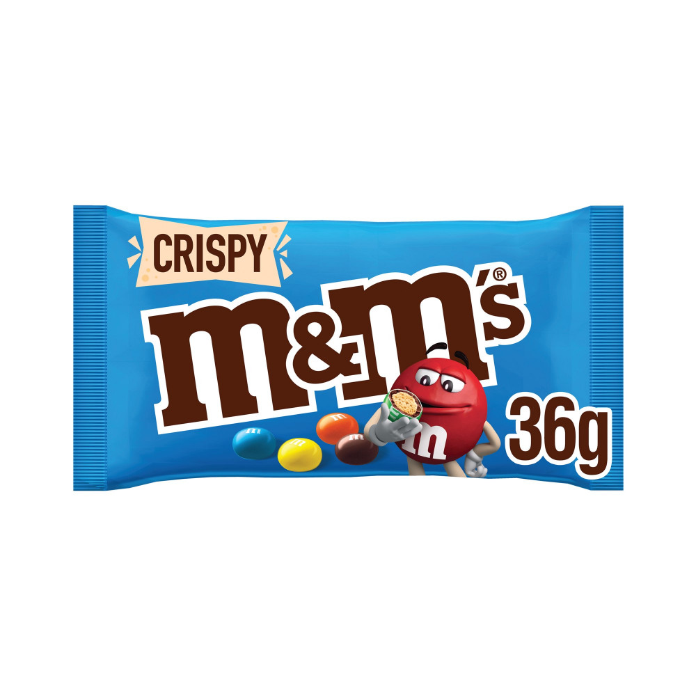 MMS CRISPY PIECES+MILK CHOC BAG PK24