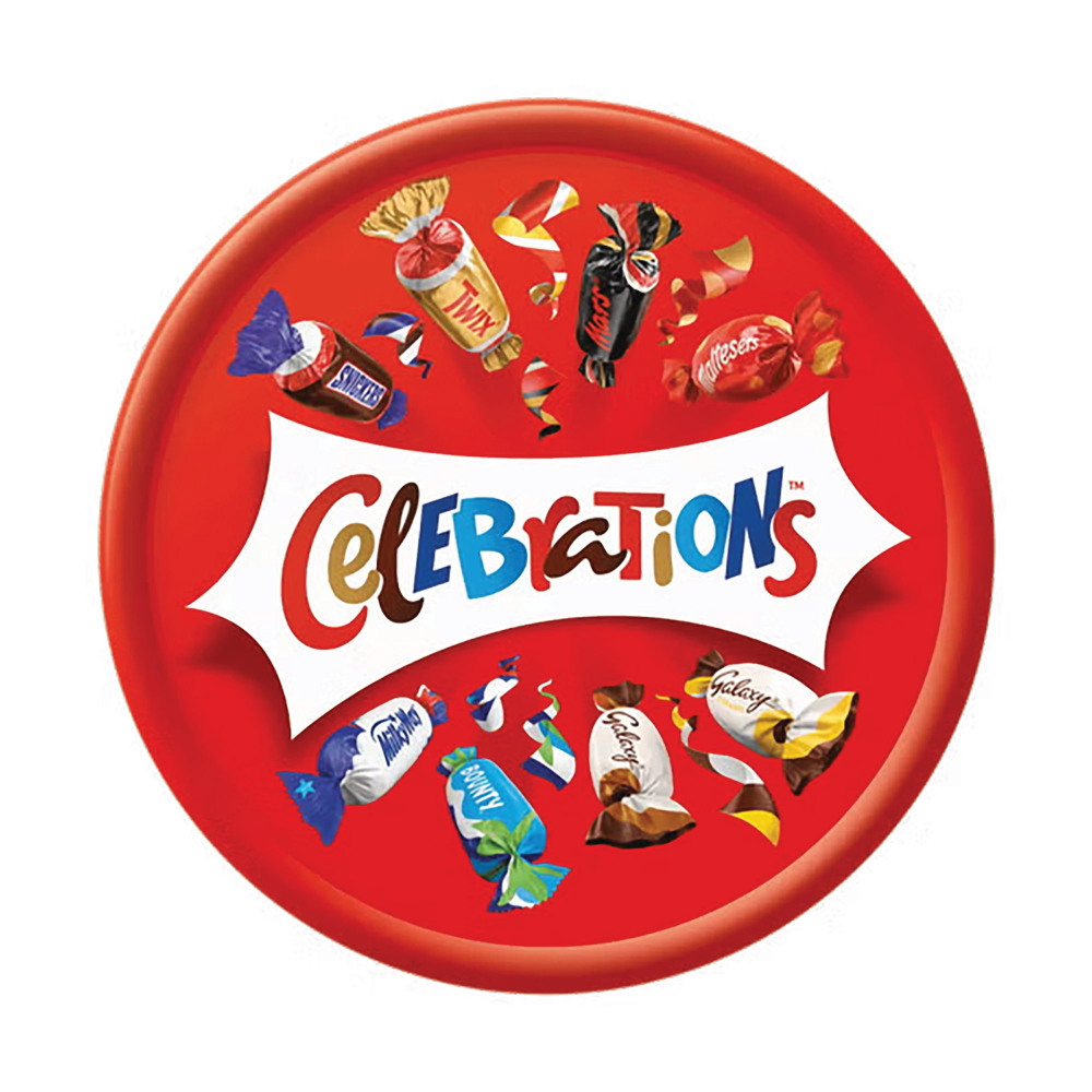 MARS CELEBRATIONS CHOCOLATE TUB 550G