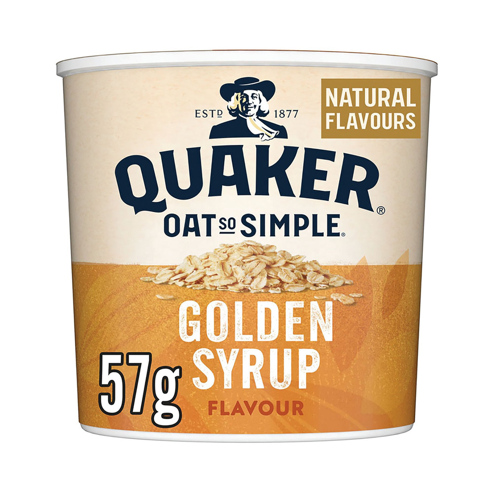 OAT SO SIMPLE GOLDEN SYRUP 57G PK8