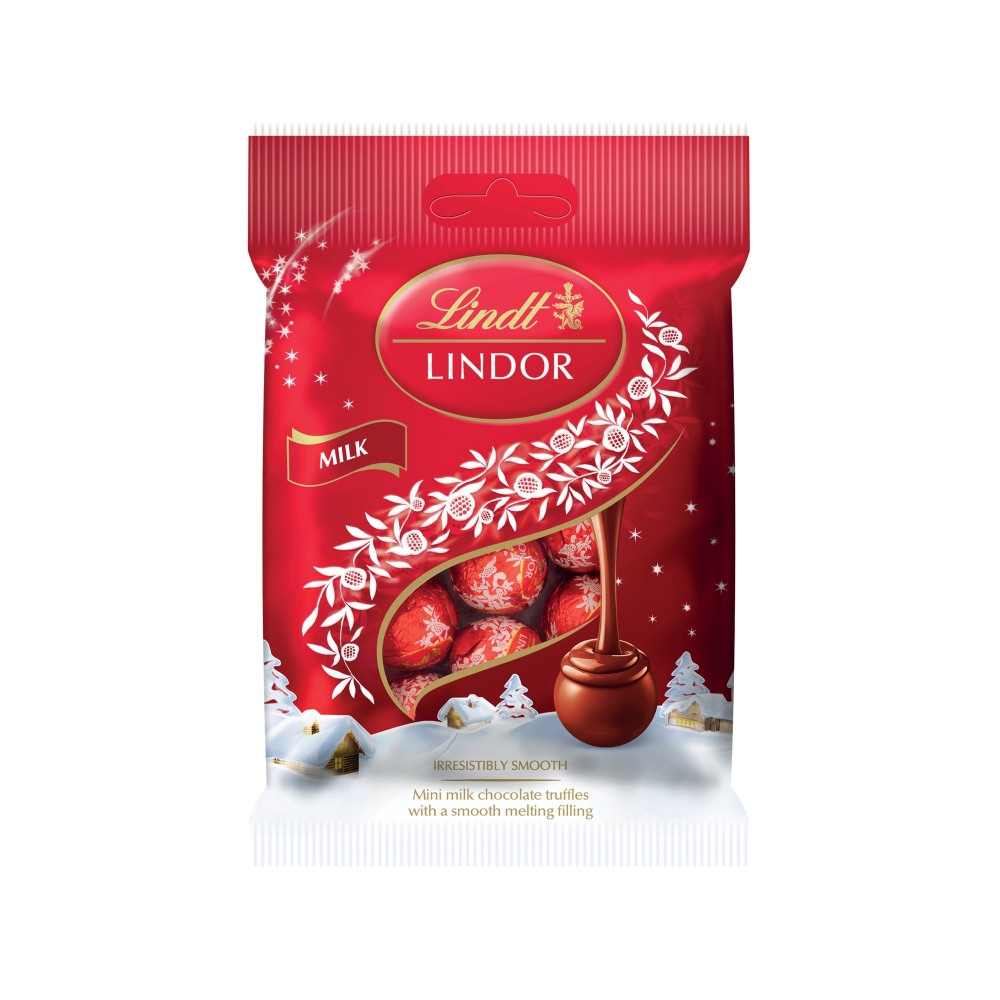 LINDOR MINI TRUFFLES MILK 80G