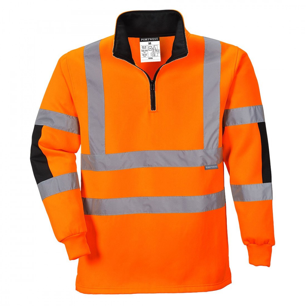 XENON HI-VIS RUGBY SHIRT ORG XXXL