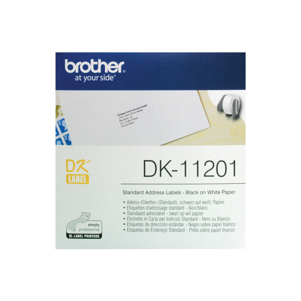 BROTHER ADDRESS LBLS 29X90MM PK400