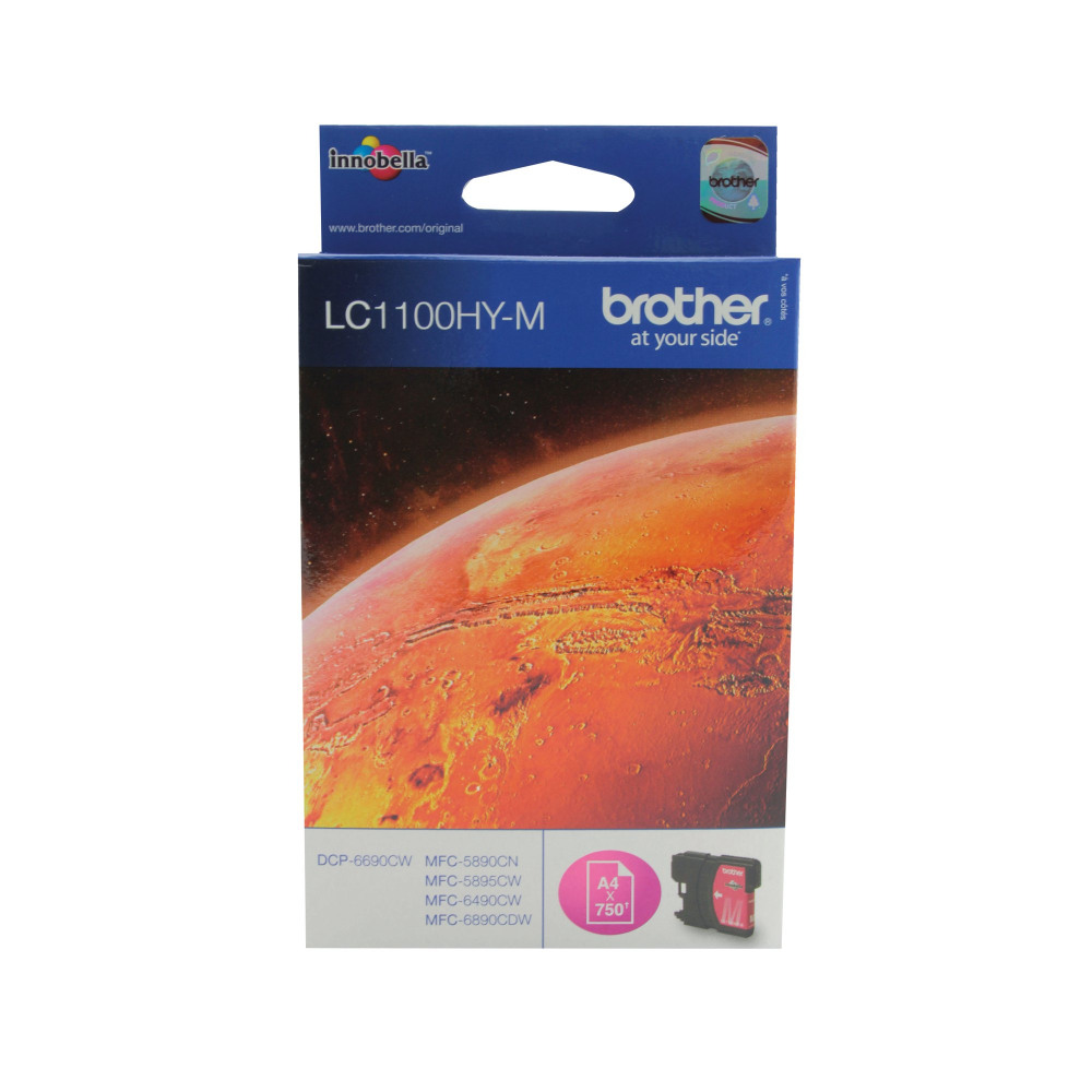 BROTHER LC1100HY-M INK CART HY MAG