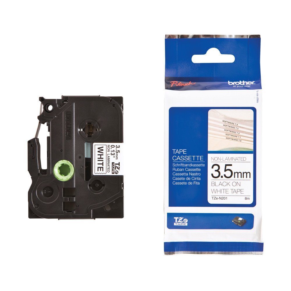 BROTHER TZE NL TPE 3.5MM BLK/WHT TPE