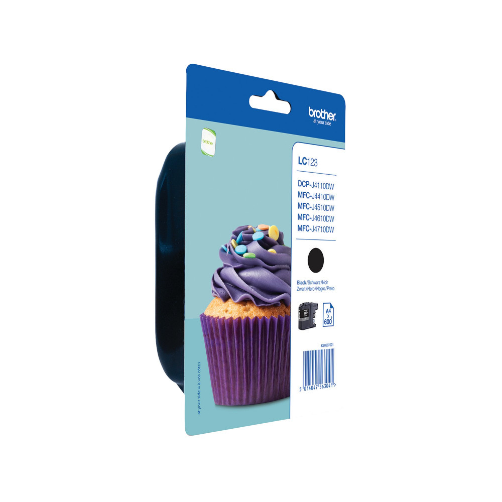 BROTHER LC123BK INK CARTRIDGE BLACK