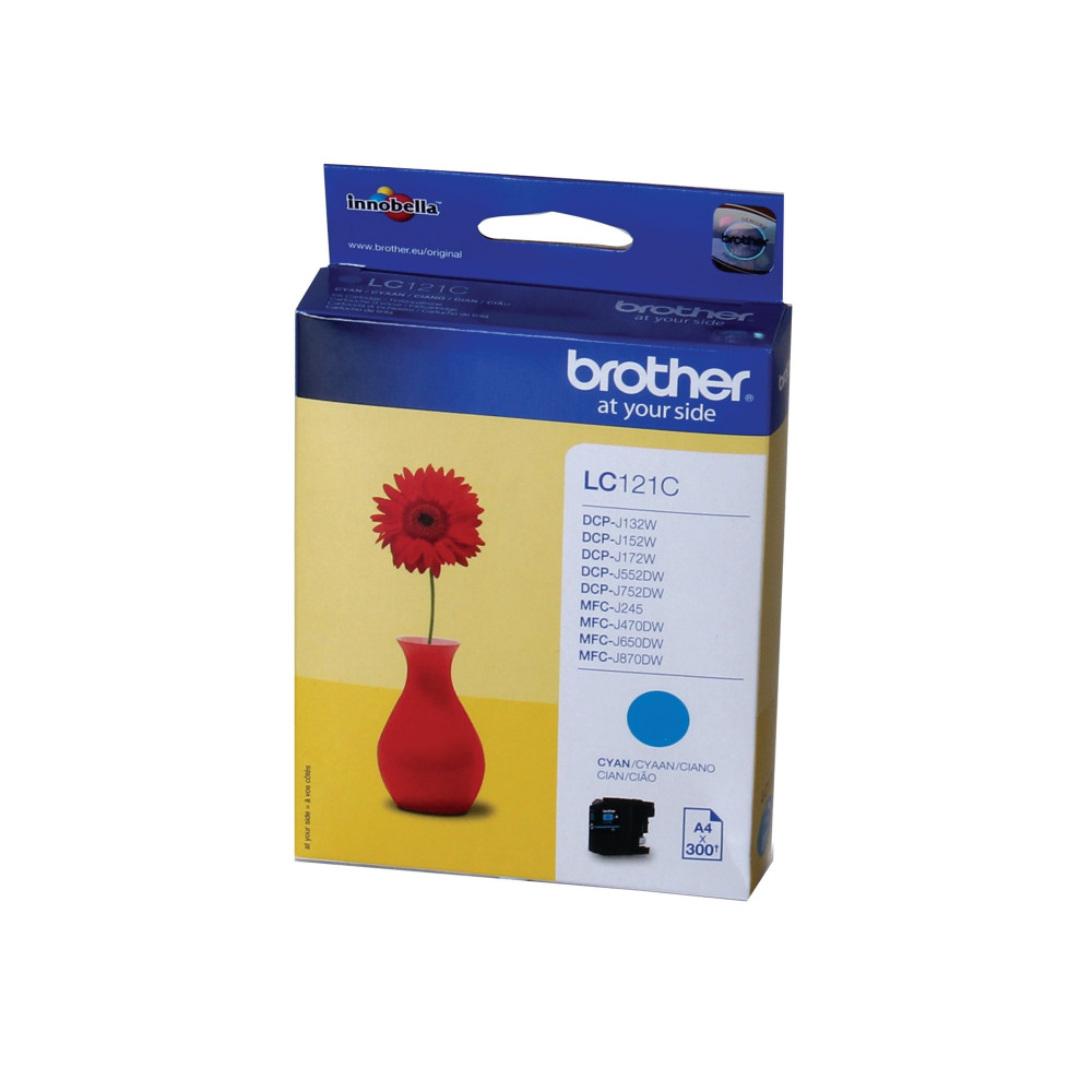 BROTHER LC121C INK CART MPK CYAN