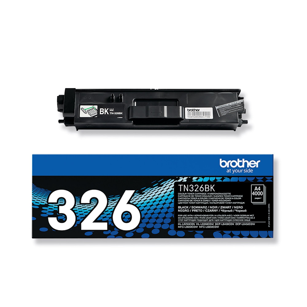 BROTHER TN-326BK TONER CART HY BLACK