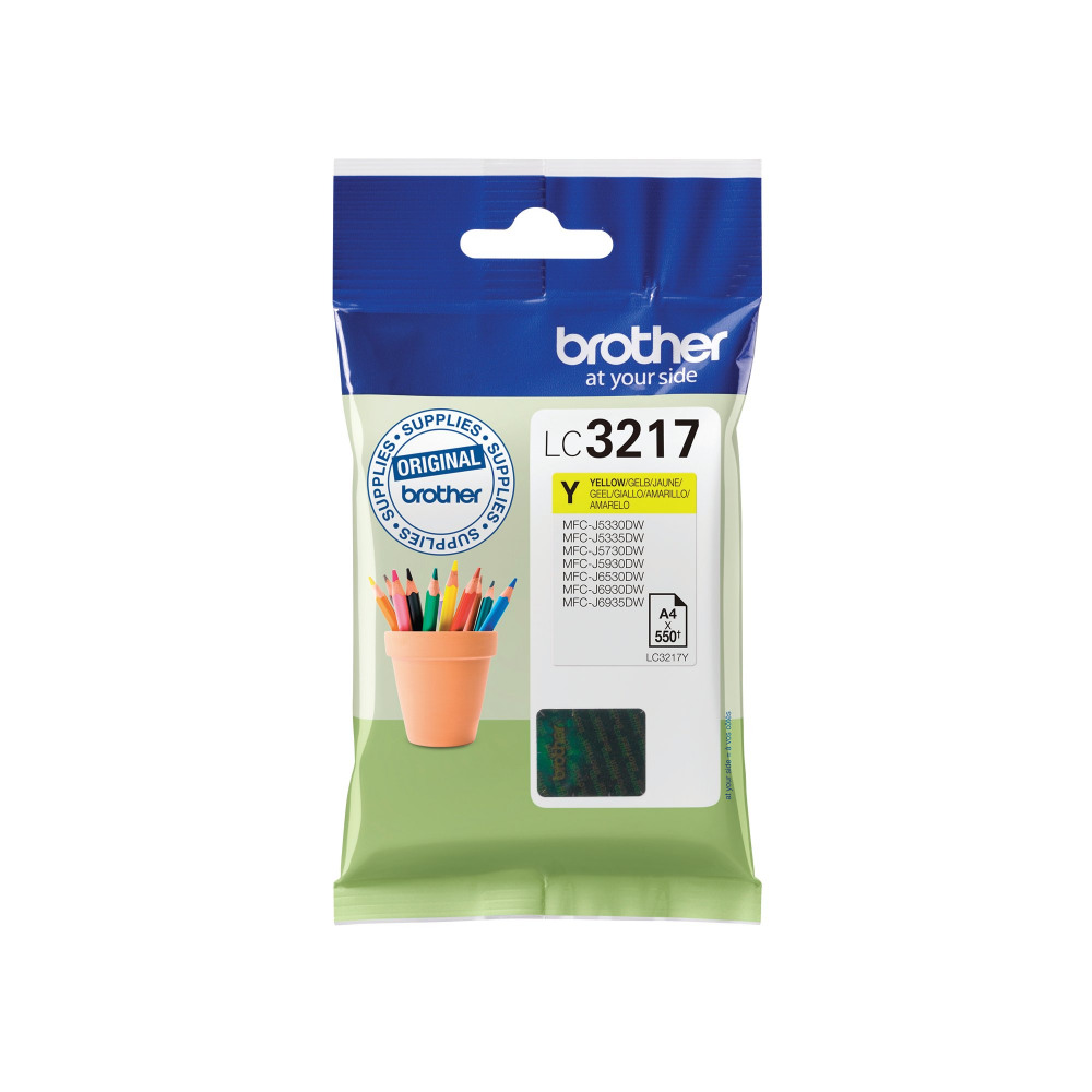 BROTHER LC3217Y INK CART YELLOW