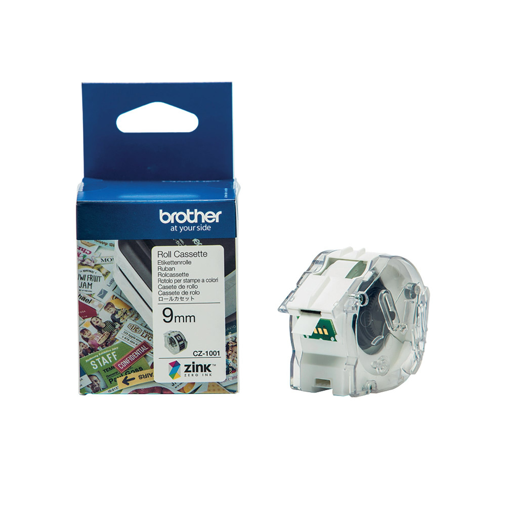 BROTHER LABEL ROLL 9MM X 5M CZ1001