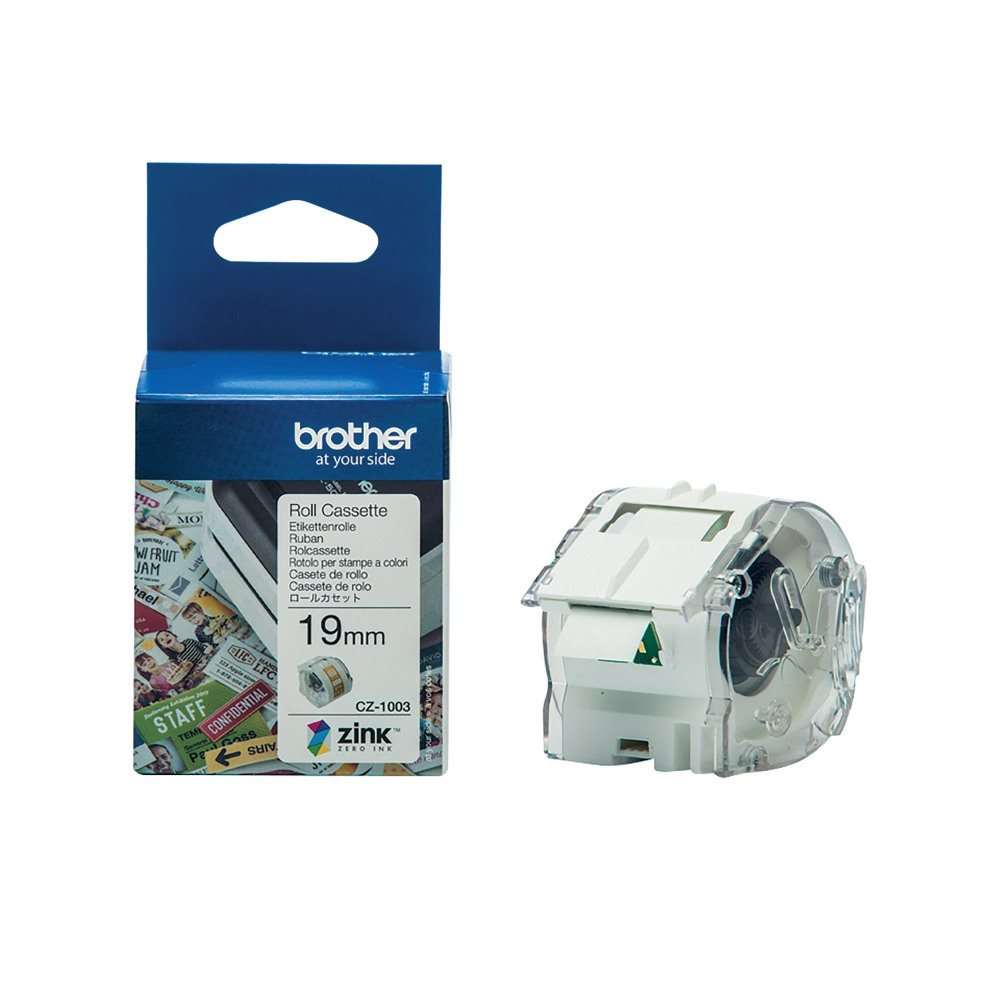 BROTHER LABEL ROLL 19MM X 5M CZ1003