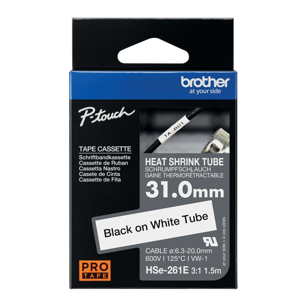 BROTHER HSE TUBE TPE 31.0MM BLK/WHT