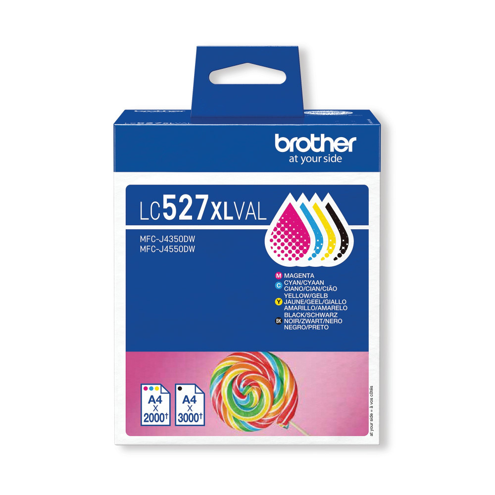 LC527XLVAL HY INK CART VAL PACK CMYK