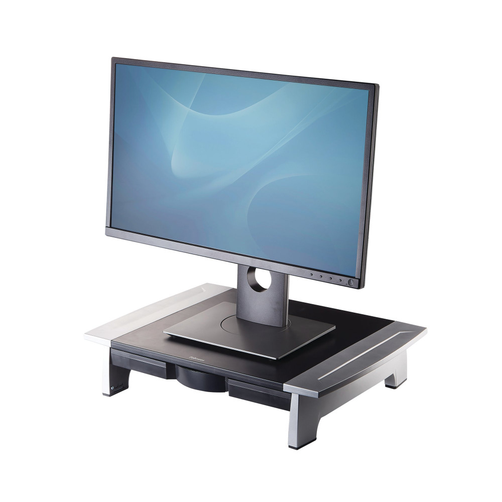 FELLOWES OFF SUITE STD MON RSR BK/GY