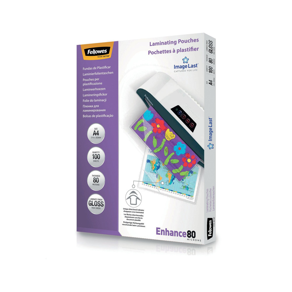 FELLOWES A4 LAM POUCH 160MIC PK100