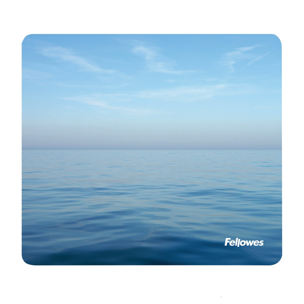 FELLOWES MOUSE MAT BLUE OCEAN PRINT
