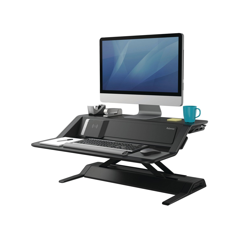 FELLOWES LOTUS DX SIT-STND WKSTN BLK